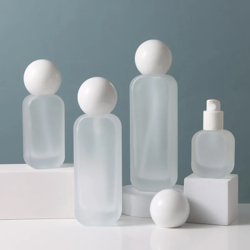 Luxury Skincare Packaging - 20ml 30ml 50ml100ml120ml ขวดโลชั่นสเปรย์ Frosted ขวด