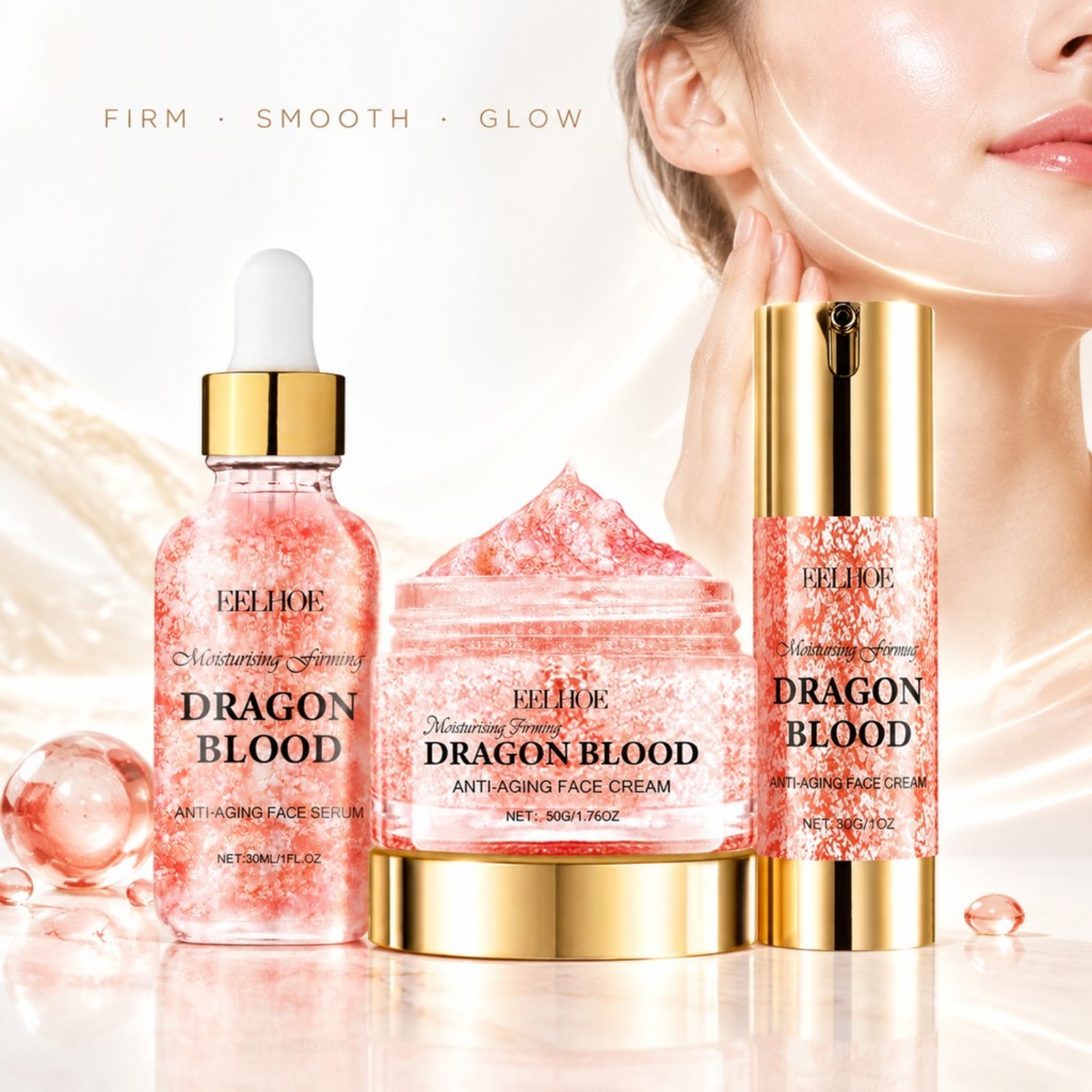 ชุดผลิตภัณฑ์ดูแลผิวหน้า ดราก้อ - Luxury Skincare Brands บทวิจารณ์และราคา