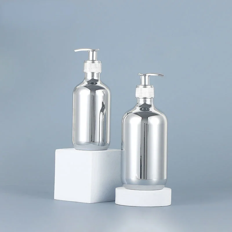 ขวดทองคำสีกุหลาบใส่เจลอาบน้ำแบ - Luxury Skincare Packaging บทวิจารณ์และราคา