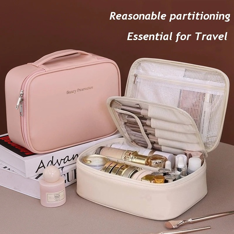 กระเป๋าใส่เครื่องสำอางหนัง PU  - Luxury Skincare And Makeup Brands บทวิจารณ์และราคา