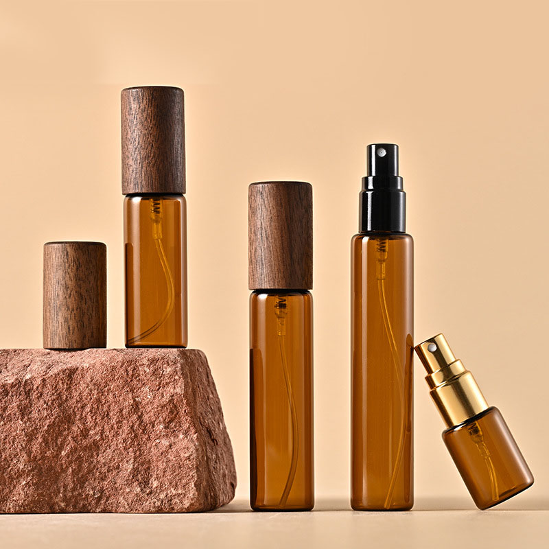 ขวดสเปรย์แก้วใสสีเหลืองอำพัน 5 - Luxury Skincare Packaging บทวิจารณ์และราคา